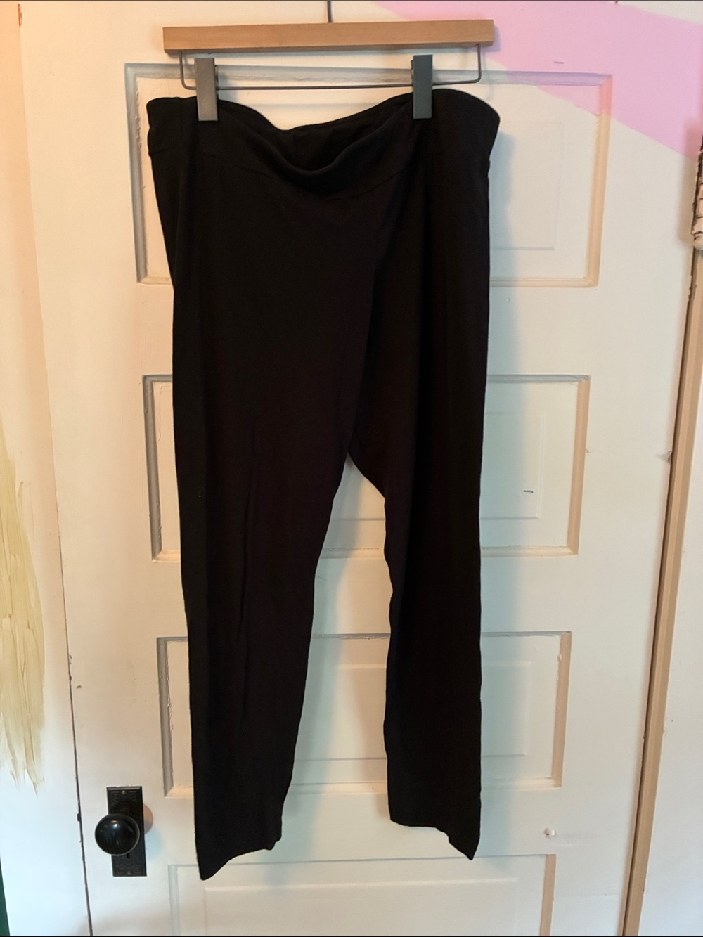 Time and Tru Black Stretch Pull-On Leggings